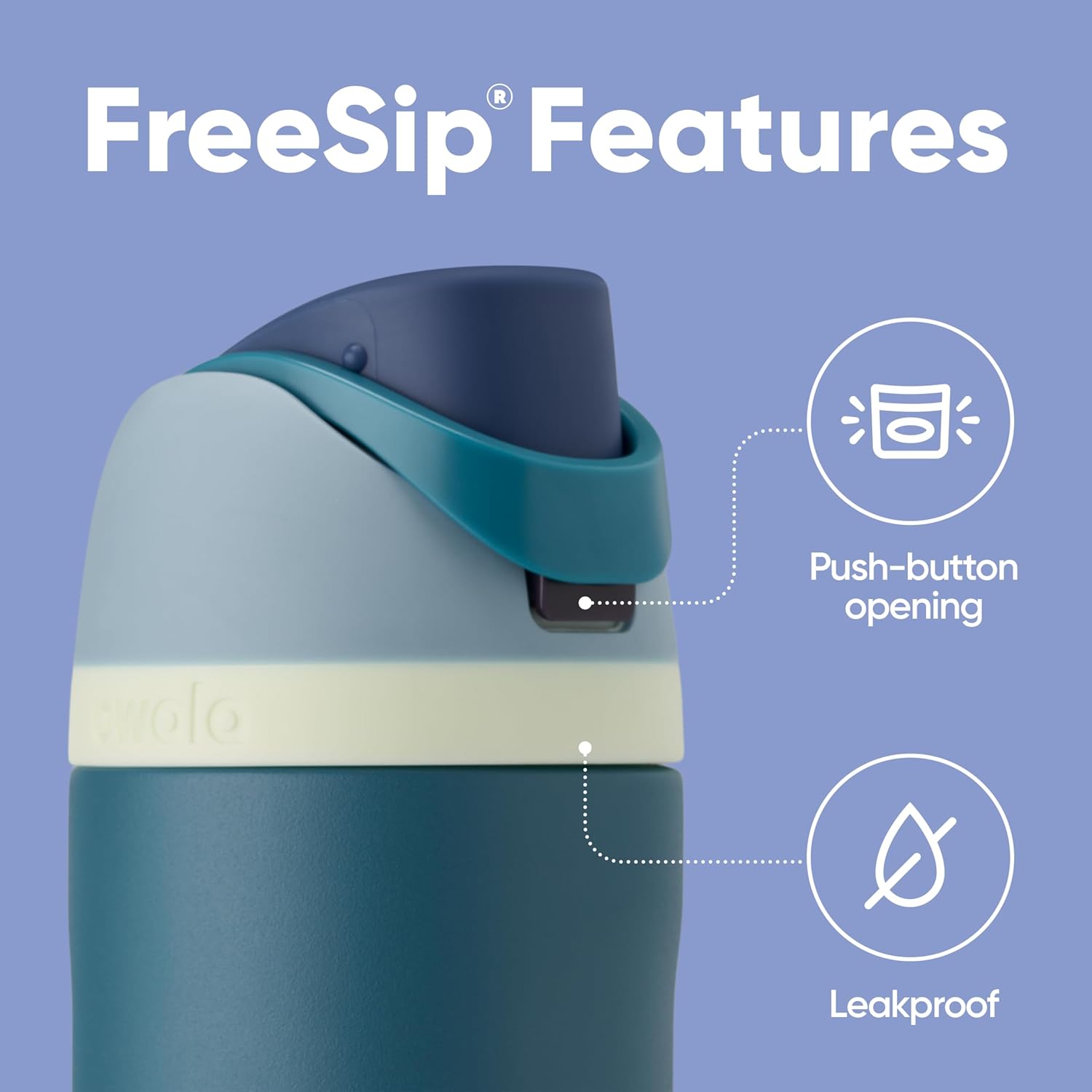 FreeSip Insulated Steel Water Bottle