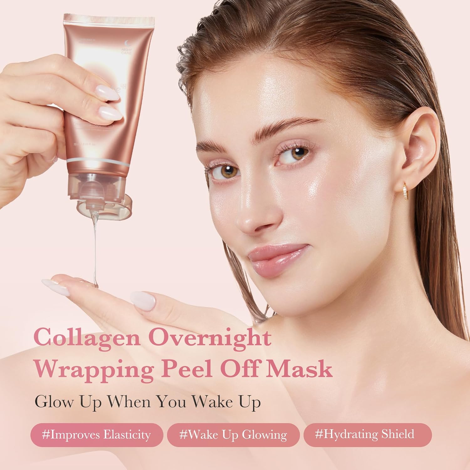 GlowGuard Collagen Overnight Peel Mask