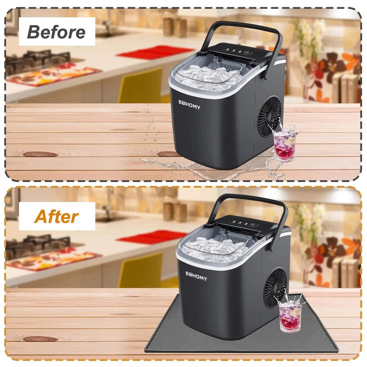 Silicone Spillproof Ice Maker Mat