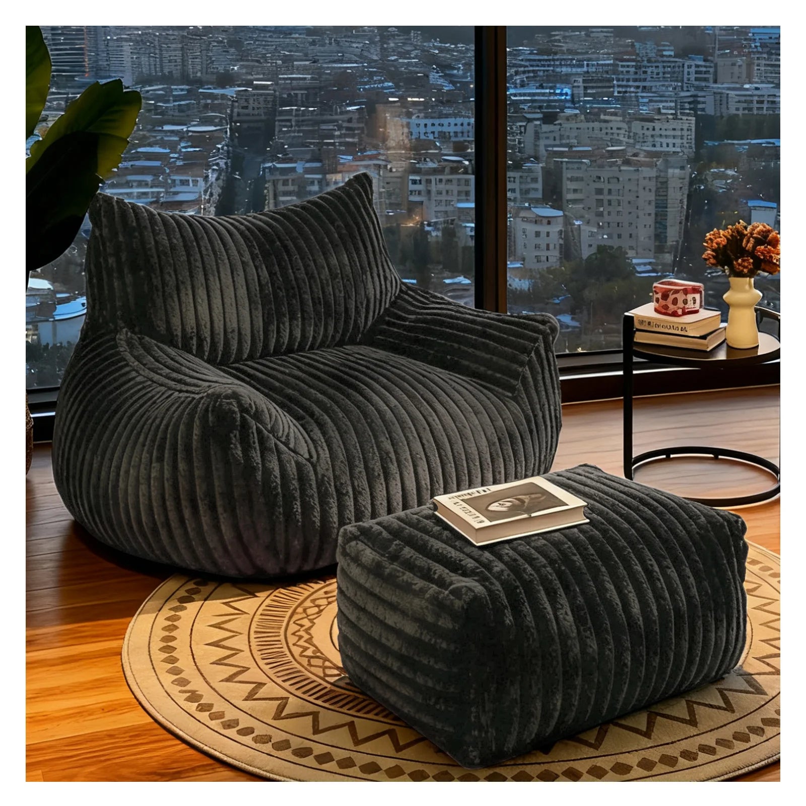 Comfy Reading Bean Bag Chair