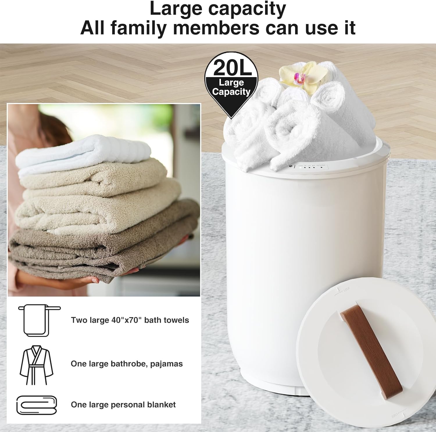 WarmBucket Extra Large Towel Warmer